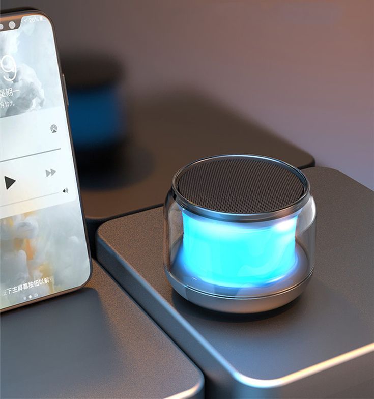 RGB Mini Bluetooth Speaker – Powerful Bass, LED Lights & Portable Design