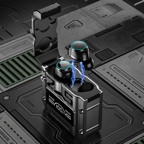 M25 Pro Gaming TWS Earbuds with LED Display & Power Bank Case