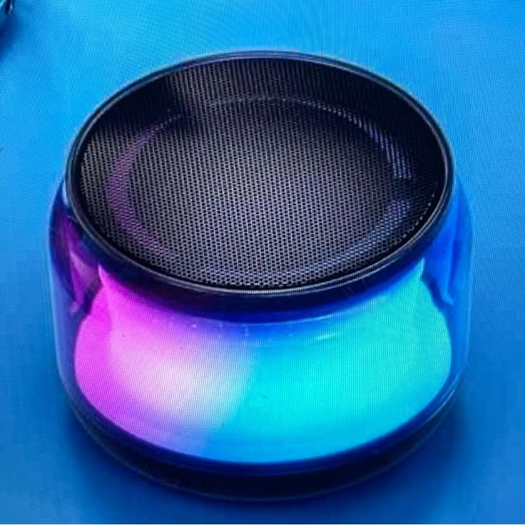 RGB Mini Bluetooth Speaker – Powerful Bass, LED Lights & Portable Design